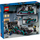 Lego City - Plastic Lego City Race Car & Car Carrier Truck 60406
