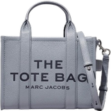 Credit Card Slots Bags Marc Jacobs The Leather Small Tote Bag - Wolf Grey