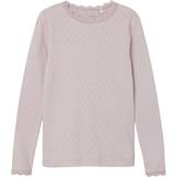 Lace Tops Children's Clothing Name It Litte LS Top - Burnished Lilac (13204840)