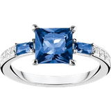 Thomas Sabo Ring - Silver/Blue/Transparent