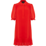 Phase Eight April Chiffon Mini Dress - Red