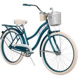 Hybrid Bikes - Women Huffy Deluxe 26" Cruiser - Matte Blue Women's Bike