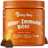 Jar Zesty Paws Aller-Immune Bites Lamb Jar 90 Chew 0.36kg