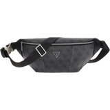 Leather Bum Bags Guess Vezzola Eco Quattro G Bum Bag - Black