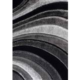 Rectangular Carpets & Rugs Serdim Rugs Modern Soft Waves Shimmer Grey cm