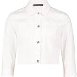 Betty Barclay Long Sleeve Denim Jacket - White