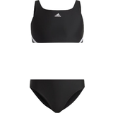 Bikinis Children's Clothing adidas Girl's 3-Striped Sportwear Bikinis - Black/White