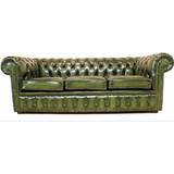 Holyrood Antique Green Sofa 200cm 3 Seater
