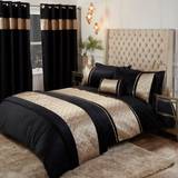 Bed Linen on sale Rapport Capri Embellished Bedding Duvet Cover Black