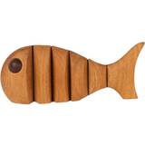 Spring Copenhagen The Wooden Fish Large Brown Figurine 9cm