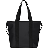 Waterproof Handbags Rains Mini Tote Bag - Black