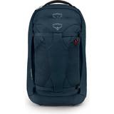Women Hiking Backpacks Osprey Farpoint 70 Travel Backpack - Muted Space Blue