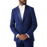 Burton Clothing Burton Slim Fit Tuxedo Suit Jacket - Navy