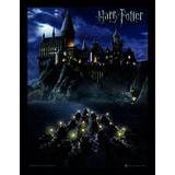 MDF Framed Art Harry Potter Hogwarts School Black Framed Art 30x40cm