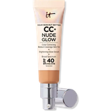 Paraben Free CC Creams IT Cosmetics CC+ Nude Glow Lightweight Foundation + Glow Serum SPF40 Neutral Tan