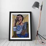 ClassicLiving Pablo Picasso The Sailor Black Framed Art 26x35cm