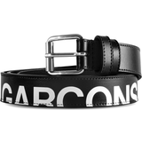 Women Belts on sale Comme des Garçons Huge Logo Leather Belt - Black