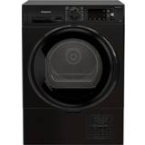 Black - Front Tumble Dryers Hotpoint H3D81BUK Black