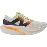 New Balance Women Sport Shoes New Balance FuelCell SuperComp Elite v4 W - White/Bleached Lime Glo/Hot Mango