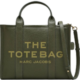 Green Handbags Marc Jacobs The Leather Medium Tote Bag - Forest