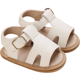 Shein 1pair Baby Girls' Closure Flat Open Toe Casual Sandals For Summer