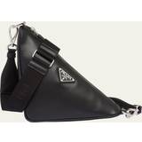 Prada Bags Prada Men's Leather Triangle Crossbody Bag