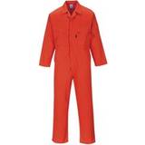 Red Overalls Portwest Liverpool Zip Coverall Red 31"
