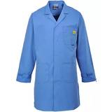 Blue Work Jackets Portwest Anti Static ESD Coat Blue
