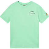 Lyle & Scott Children's Clothing Lyle & Scott And Kids Racquet Club Graphic T-Shirt Green 12/13 y