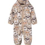 Padded Soft Shell Overalls Children's Clothing Name It Alfa08 Softshell Overall Woodlife - Savannah Tan (13223395)