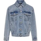 Denim jackets - Girls Children's Clothing Kids Only Girl's Short Denim Jacket - Blue/Light Blue Denim