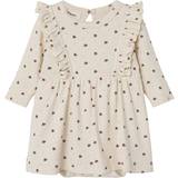 Babies - Ruffled dresses Children's Clothing Lil'Atelier Ladybug Gago Dress - Whitecap Grey (13232420)