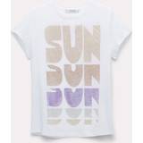 Dorothee Schumacher Cotton T-shirt with lettered SUN print