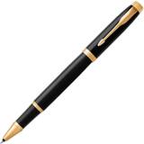 Parker IM Rollerball Pen Black Lacquer with Gold Trim