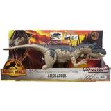 Sound Figurines Mattel Jurassic World Extreme Damage Allosaurus Dinosaur