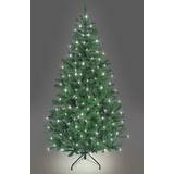 Shatchi 10Ft Pre-Lit Artificial Alaskan Pine Decorations Metal Christmas Tree