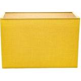 Yellow Lamp Parts Happy Homewares Contemporary Stylish Vivid Mustard Ochre Linen Shade