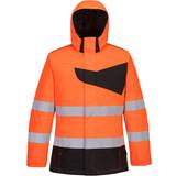 Composite Cap Work Jackets Portwest PW2 Hi-Vis Winter Jacket Orange/Black