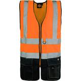 Dickies Work Vests Dickies Two Tone Hi-Vis Mens Orange Vest