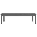 Pine Coffee Tables vidaXL 814236 Grey Coffee Table 50x110cm