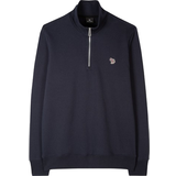 GOTS (Global Organic Textile Standard) Tops Paul Smith Zebra Logo Zip Neck Sweatshirt - Navy