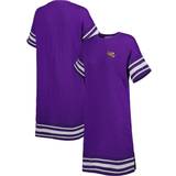Touch Women's Purple Lsu Tigers Cascade T-shirt Dress Purple