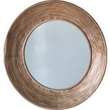 Metal Mirrors Gallery Direct Knowle Gold Wall Mirror 72cm