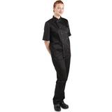 Whites Chefs Clothing Vegas Unisex Jacket Short Sleeve Black