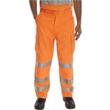 Orange Work Pants Beeswift RAIL SPEC TROUSER 46"SHORT LEG Orange