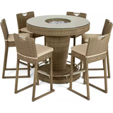 Maze Winchester Outdoor Bar Set, 1 Table incl. 6 Chairs