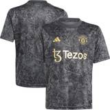 Sports Fan Apparel adidas Manchester United Training T-Shirt Pre Match Stone Roses Black Kids
