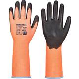 3XL Work Gloves Portwest Vis-Tex Cut Glove Long Cuff Orange/Black 11/2XL