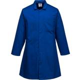 Blue Work Jackets Portwest Mens Single Food Coat Royal Blue