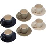Versa Set of 6 teacups with plates Tashi
